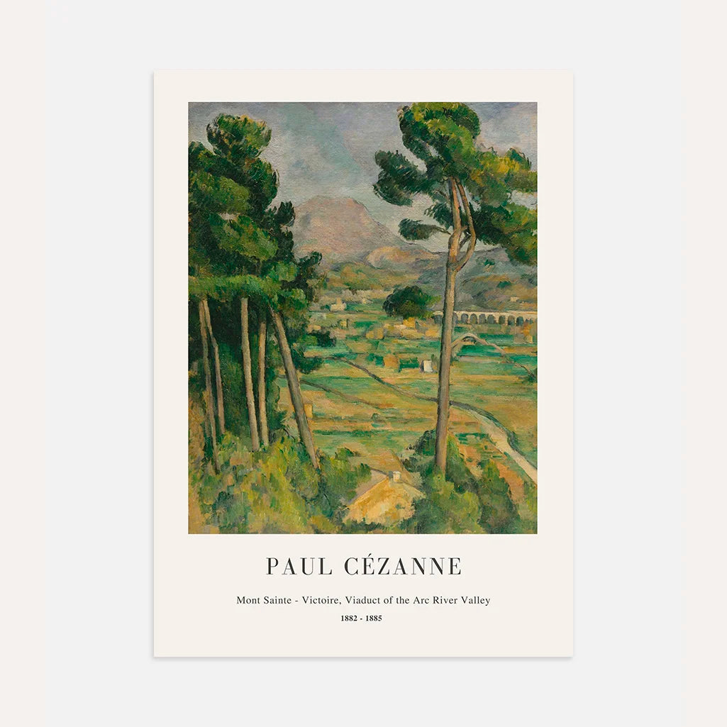 Cézanne Mont Sainte-Victoire Portrait Poster