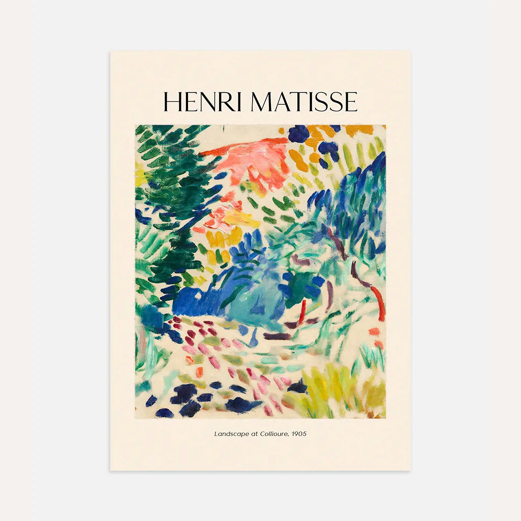 Henri Matisse Affiche – Paysage à Collioure