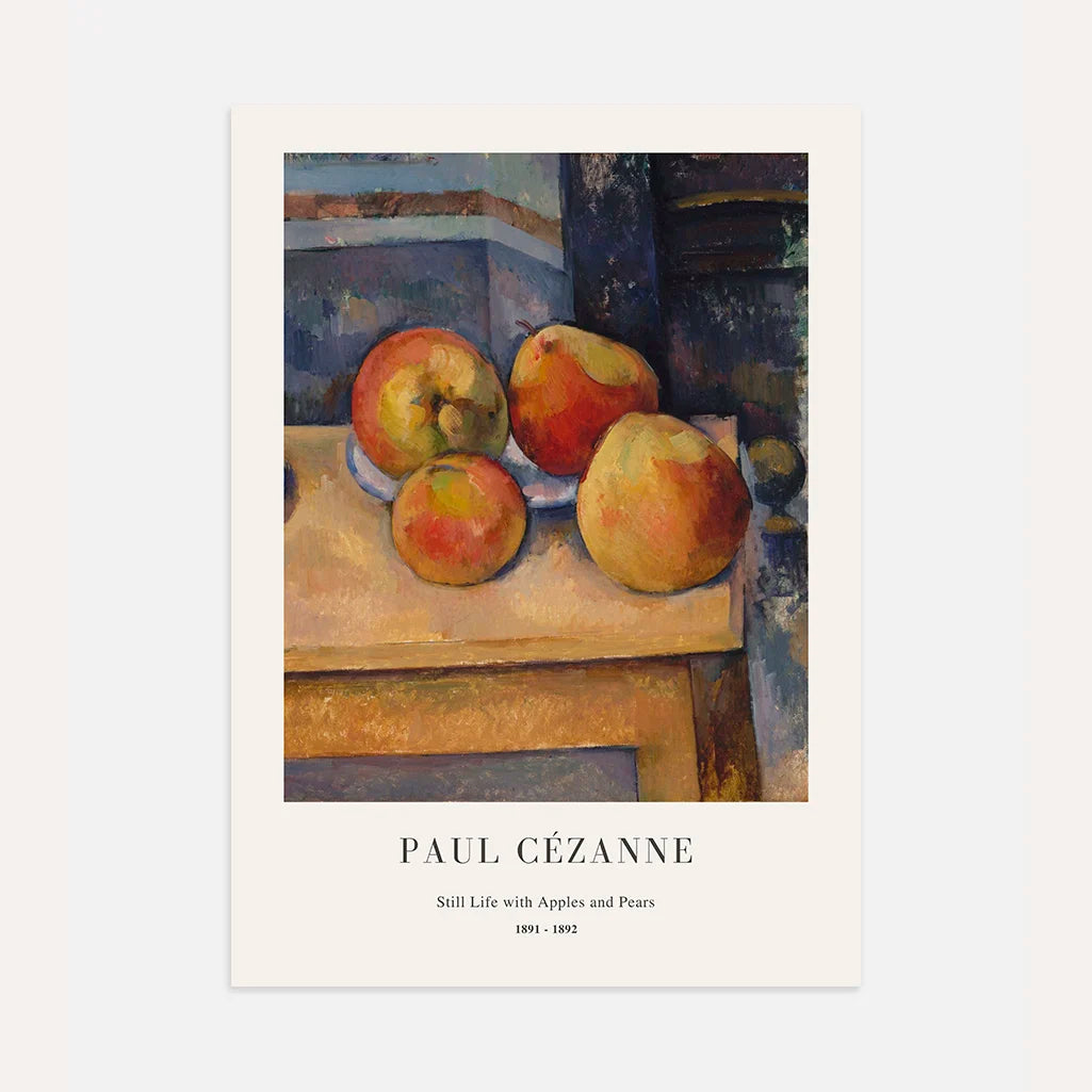Paul Cézanne Still Life with Apples and Pears Poster