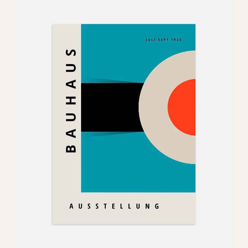 Bauhaus Himmelblau Poster