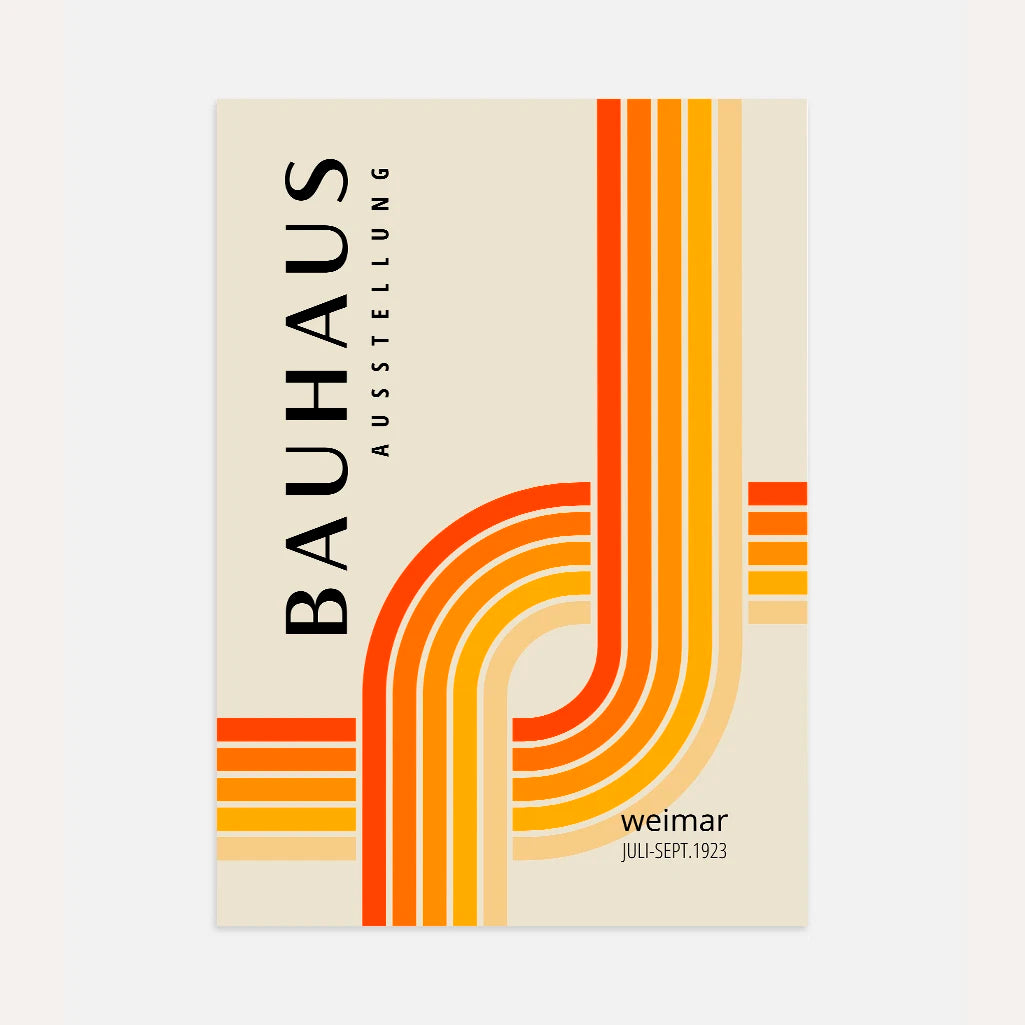 Bauhaus Ligne Dynamique Affiche