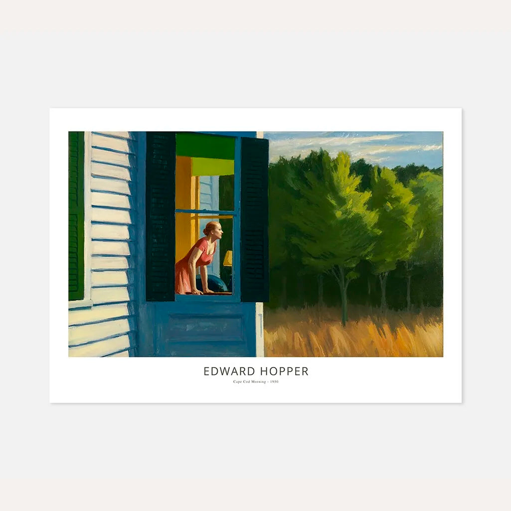 Edward Hopper Cape Cod Morning Horizontal Poster