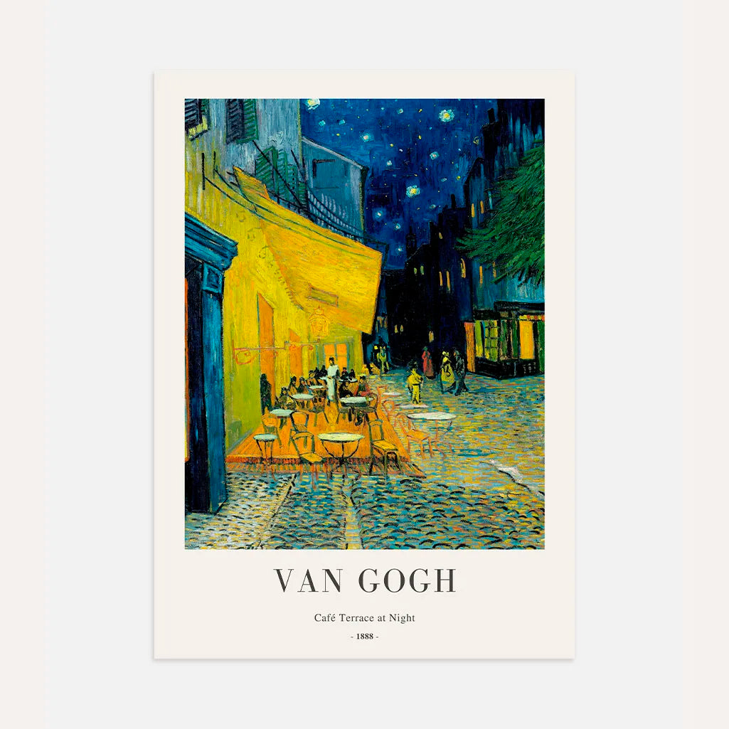Van Gogh Café Terrace at Night Poster