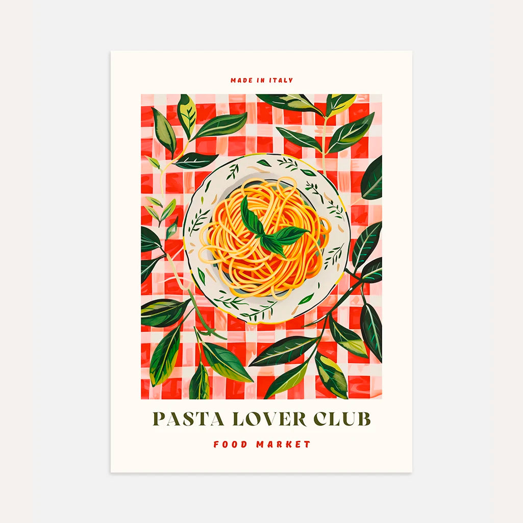 Italienisches Pasta Poster