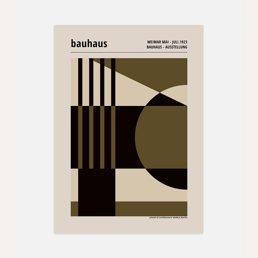 Bauhaus Forma Architettonica Poster