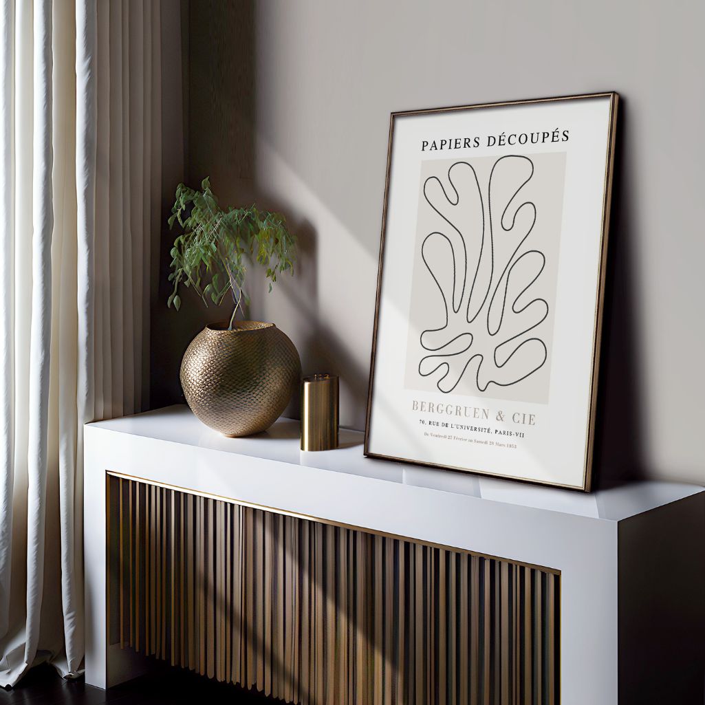 Matisse Koraal Lijntekening Poster