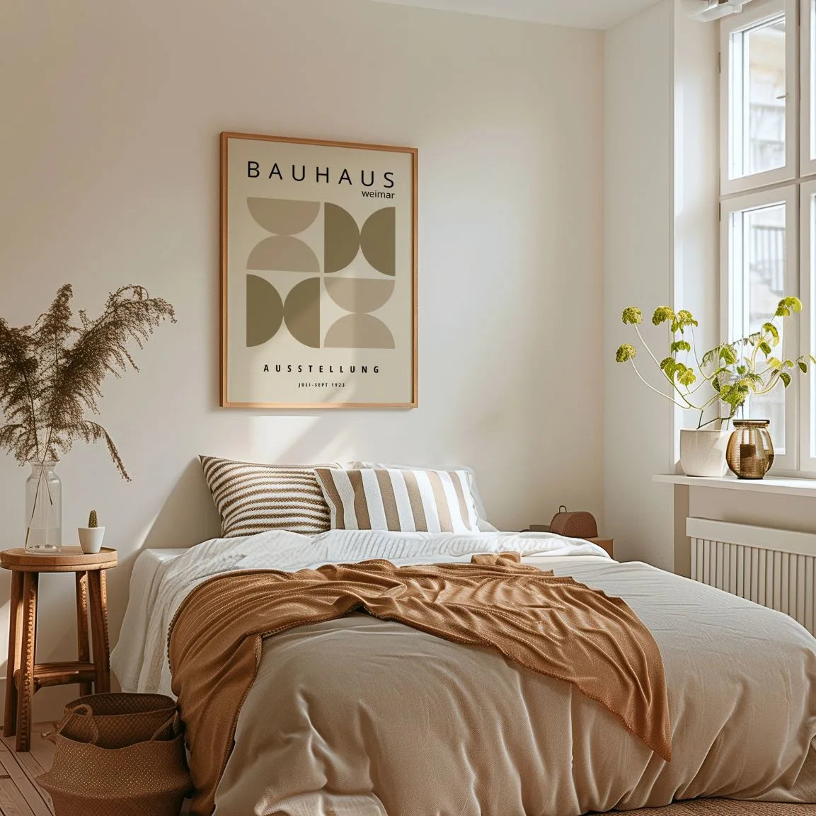 Bauhaus Hourglass Poster