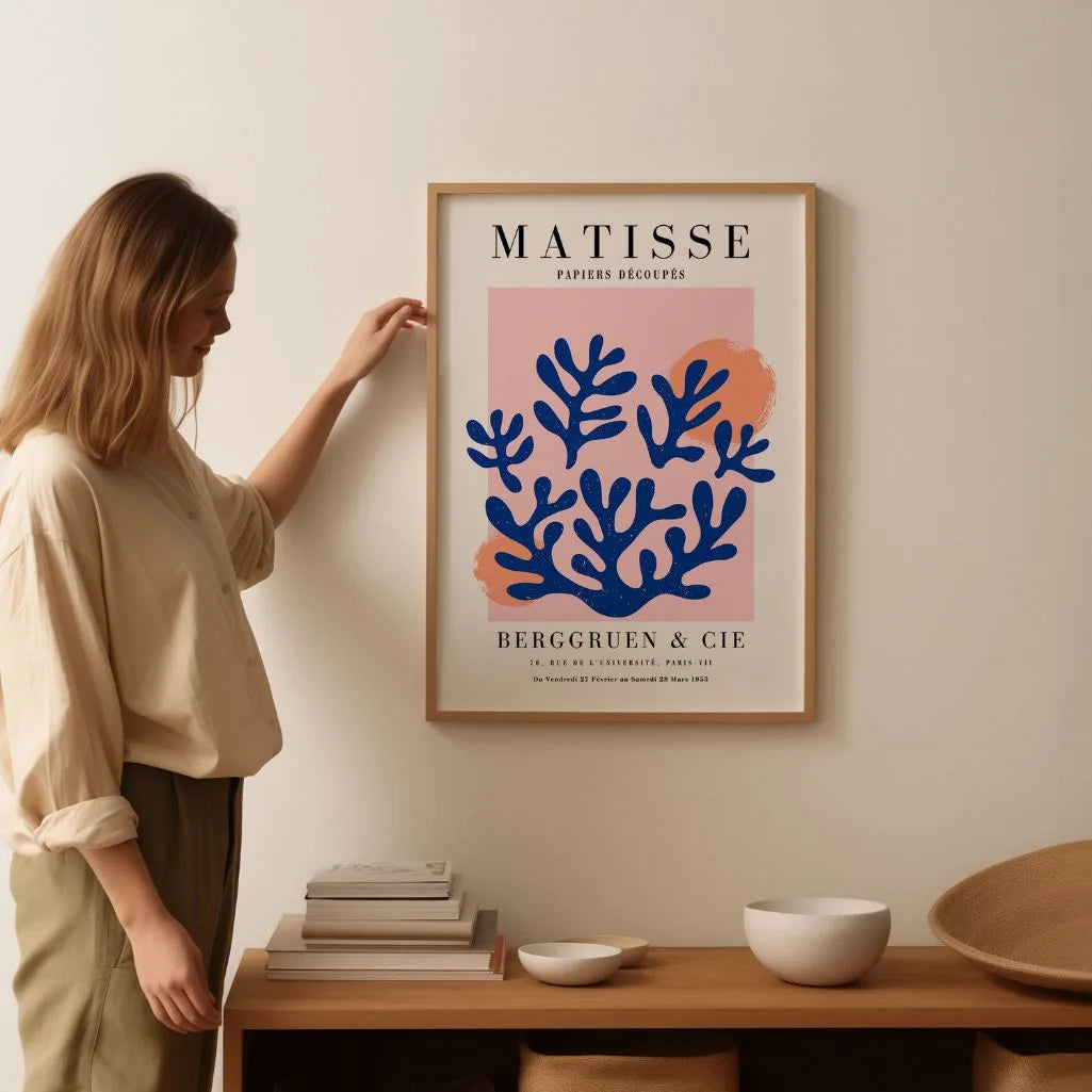 Matisse Corallo Blu Poster