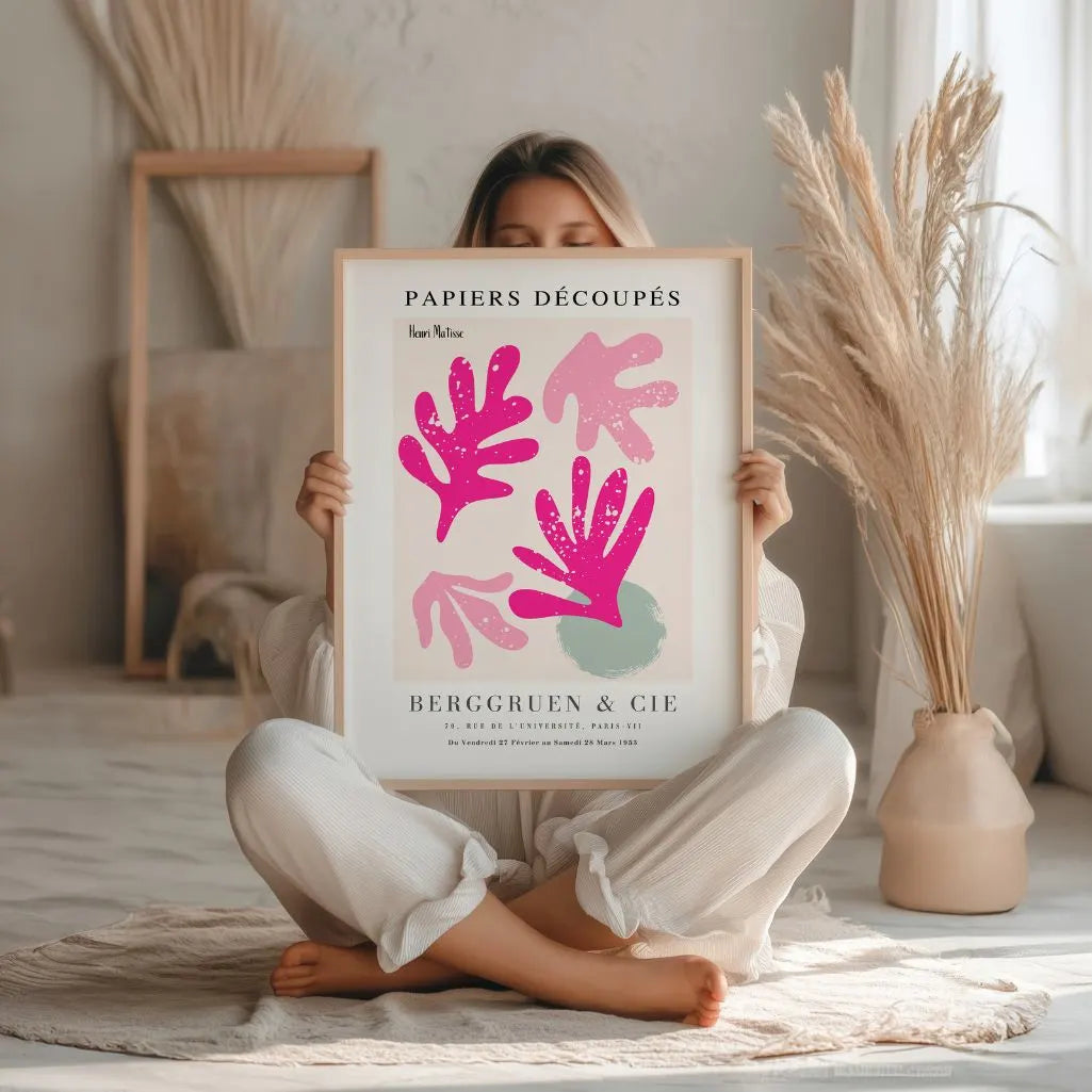 Matisse Rose Éclat Affiche