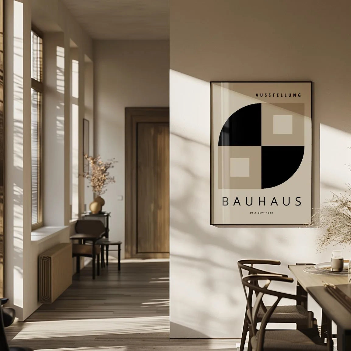 Bauhaus Modernist Figures Poster