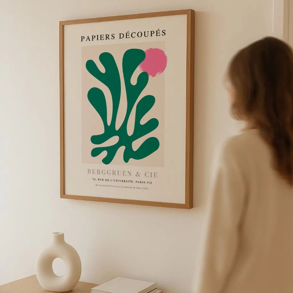 Matisse Vert Botanique Affiche
