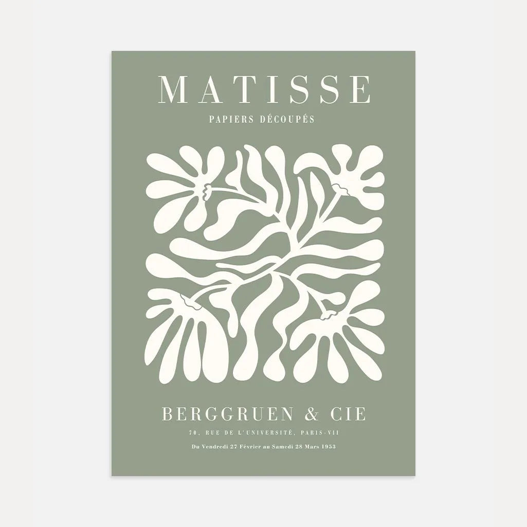 Matisse Verde Salvia Poster