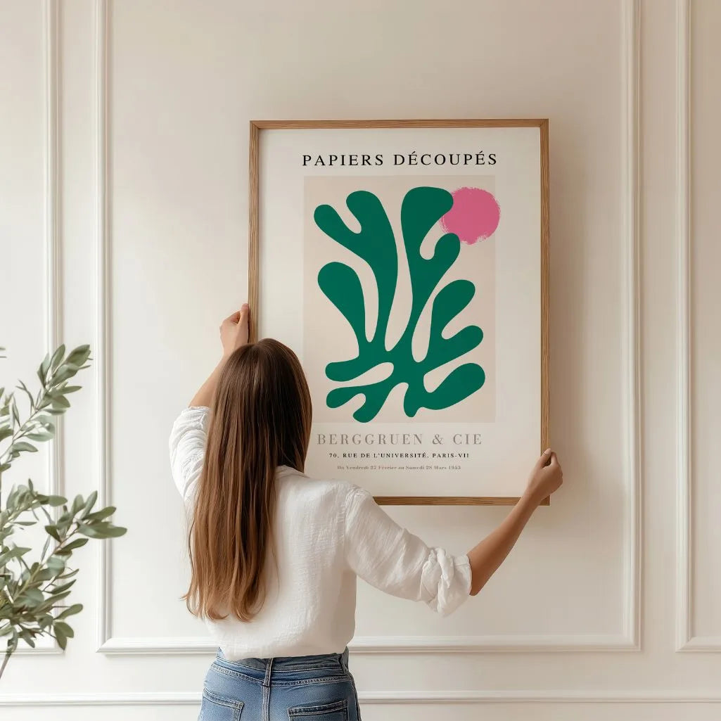 Matisse Vert Botanique Affiche