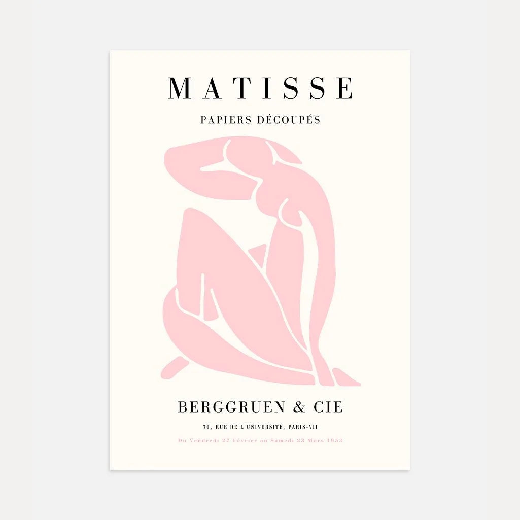 Henri Matisse Nu Bleu Rosa Poster