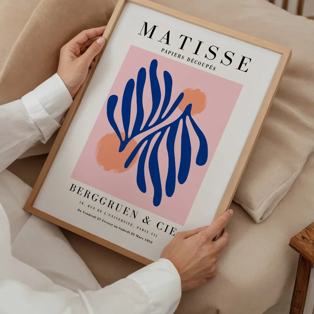 Matisse Blu Botanico Poster