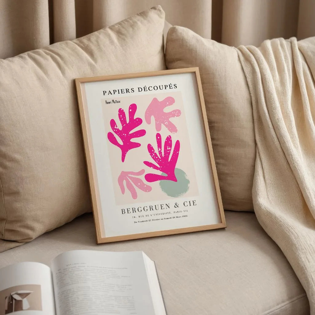 Matisse Rose Éclat Affiche