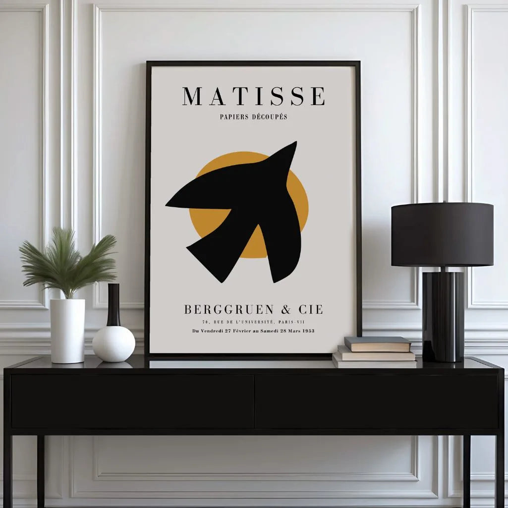 Poster Matisse Uccello Astratto