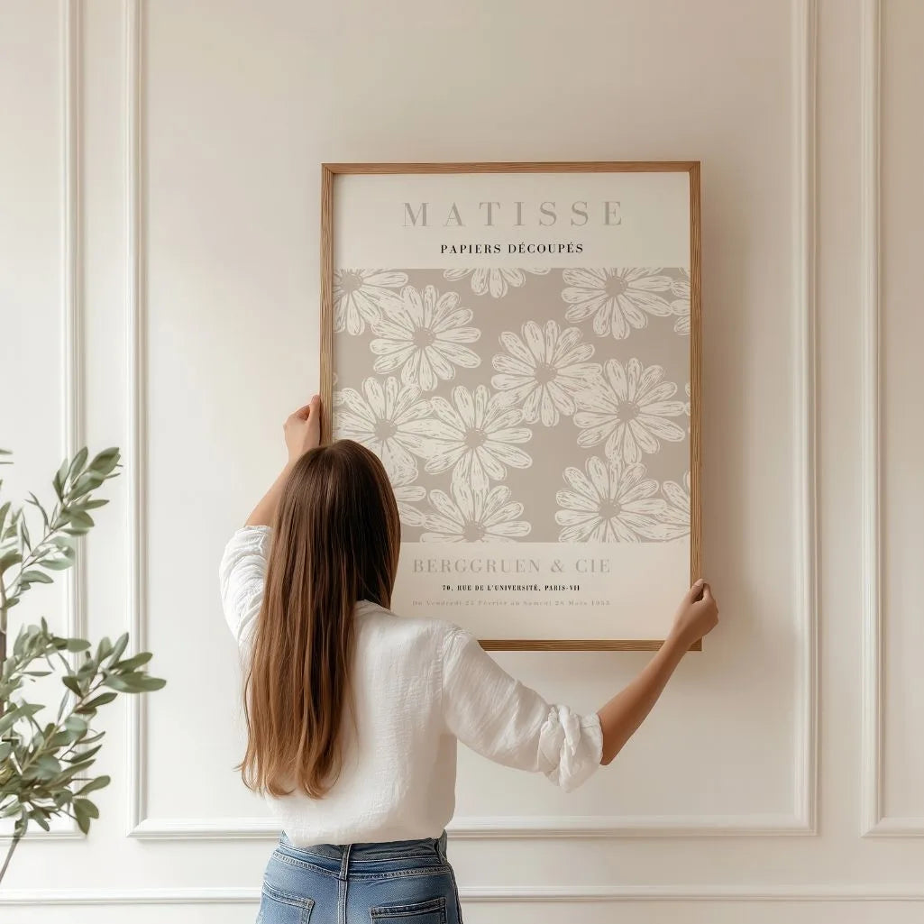 Matisse Beige Gänseblümchen Poster