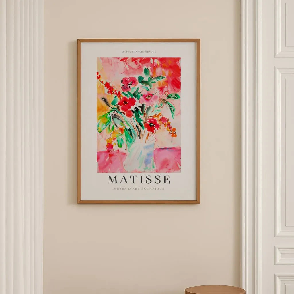 Matisse Flowers in Vase Poster