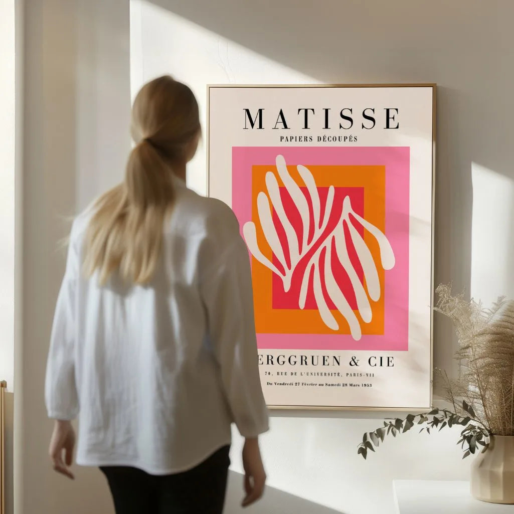 Matisse Corail Éclat Affiche