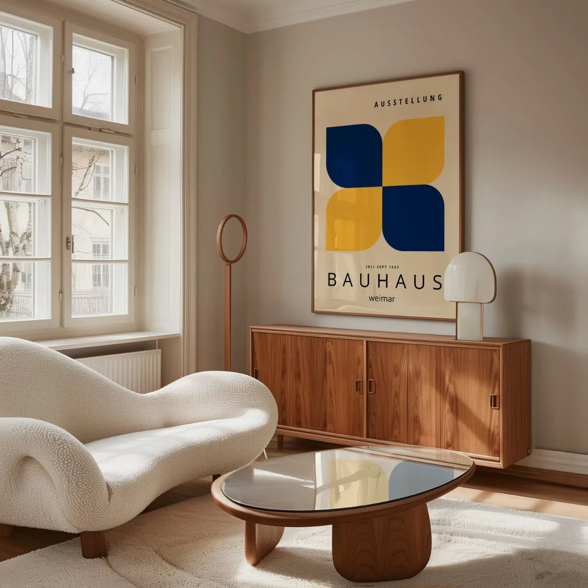 Bauhaus Gelb Harmonie Poster 