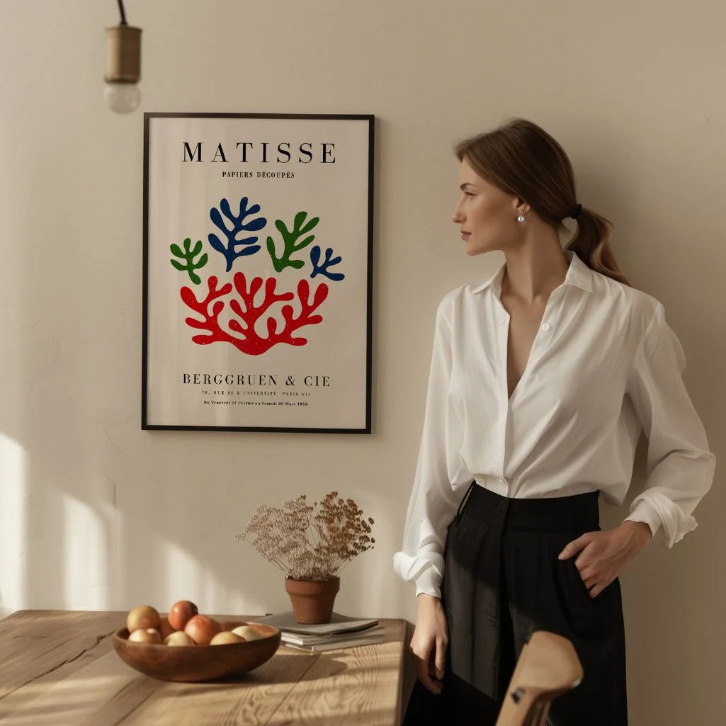 Matisse Corail Marin Affiche