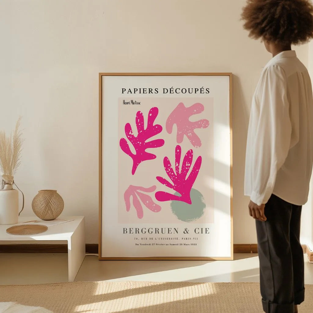 Matisse Rose Éclat Affiche