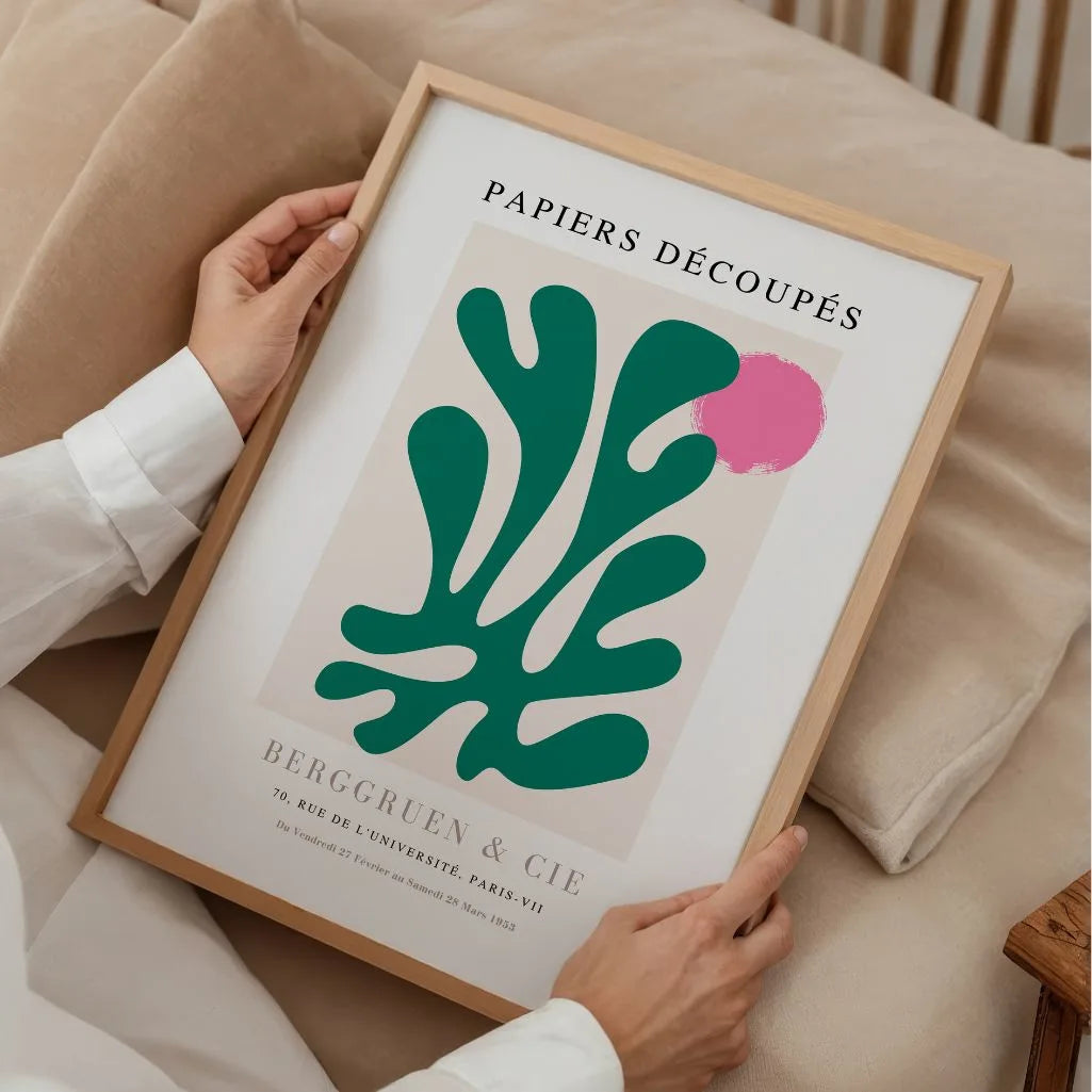 Matisse Vert Botanique Affiche