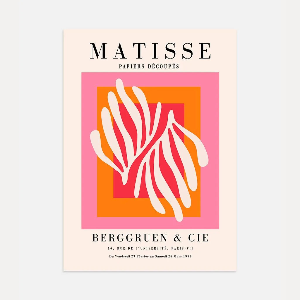 Matisse Corail Éclat Affiche