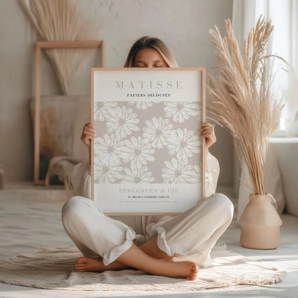 Matisse Beige Gänseblümchen Poster