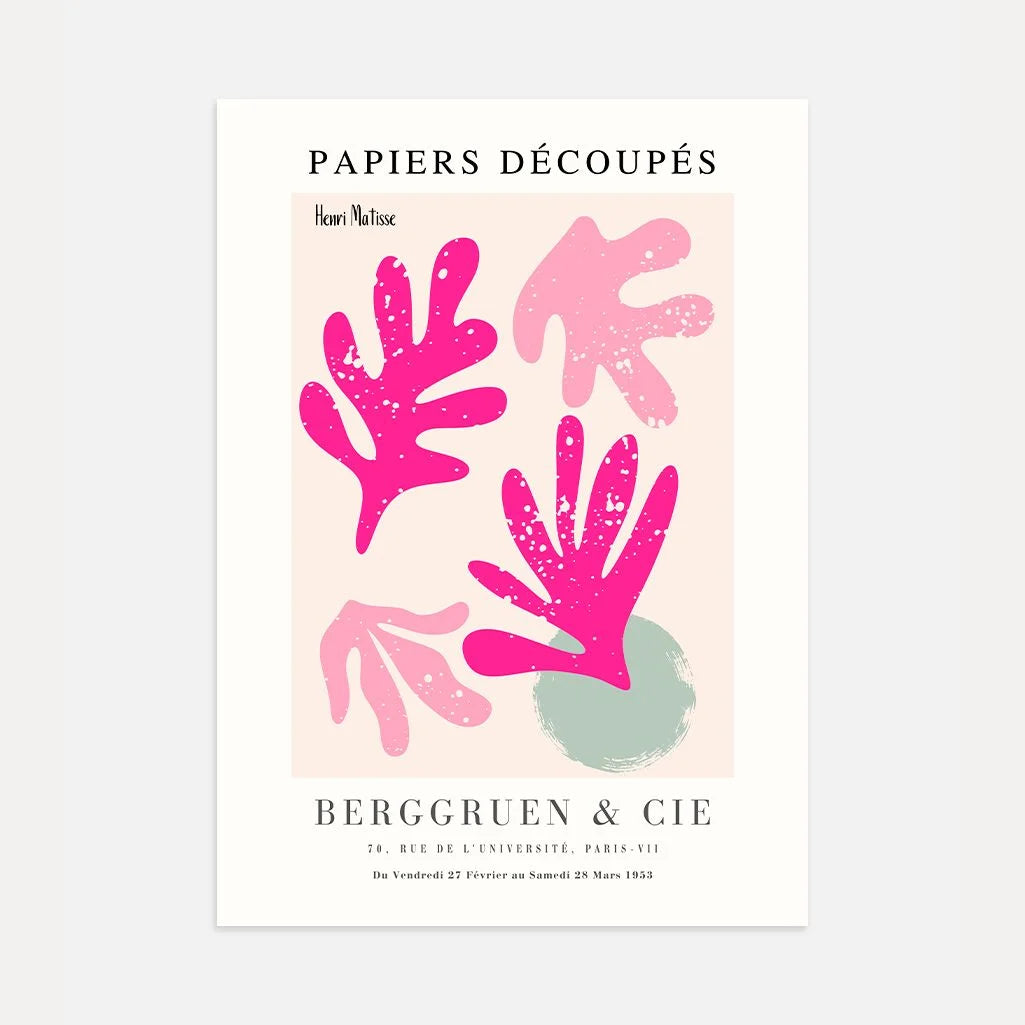Matisse Rose Éclat Affiche