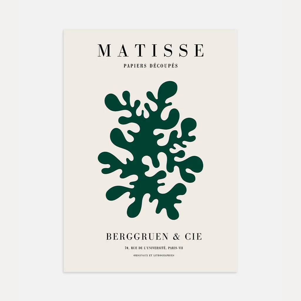 Matisse Tiefgrün Harmonie Poster