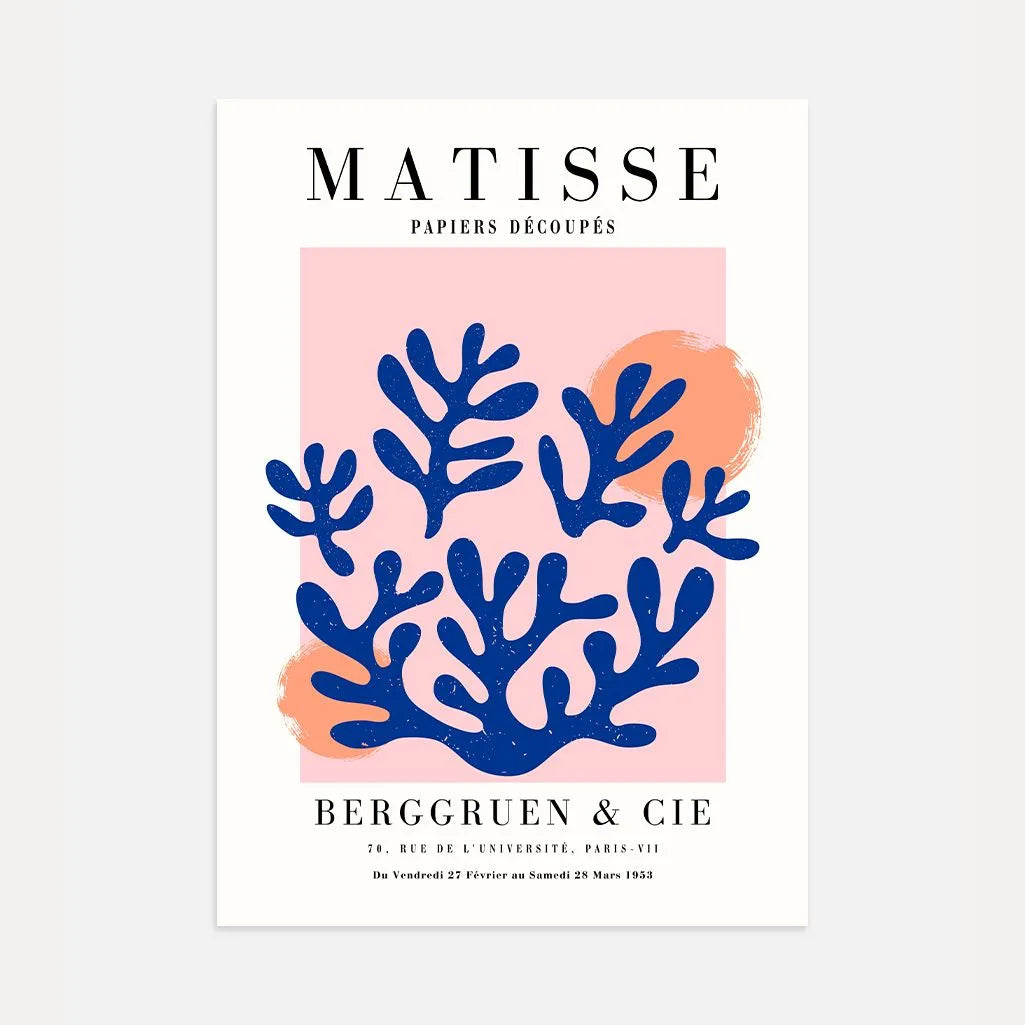 Matisse Corallo Blu Poster