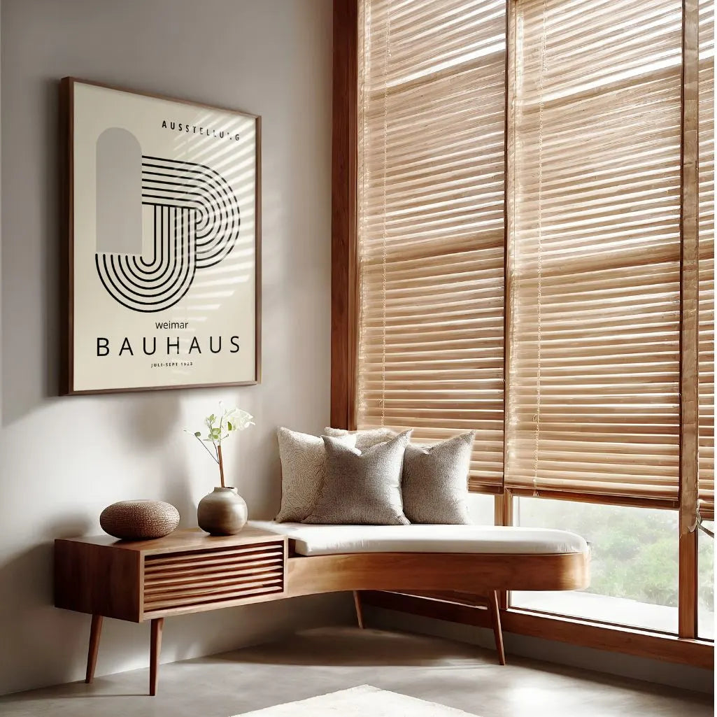 Bauhaus Line Knot Poster