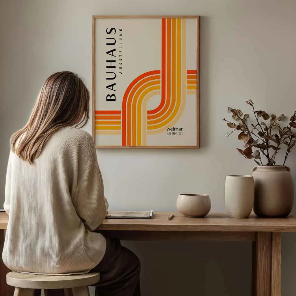 Bauhaus Ligne Dynamique Affiche