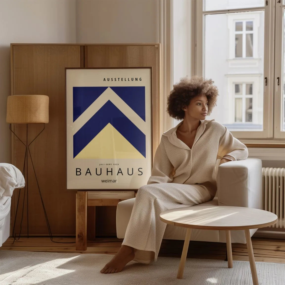Bauhaus Weimar Flèches Géométriques Affiche