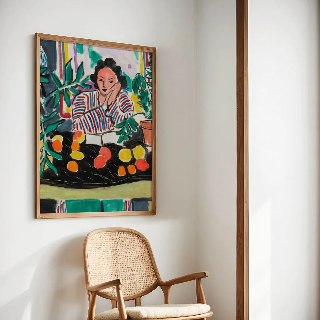 Matisse Etruscan Vase Interior Poster