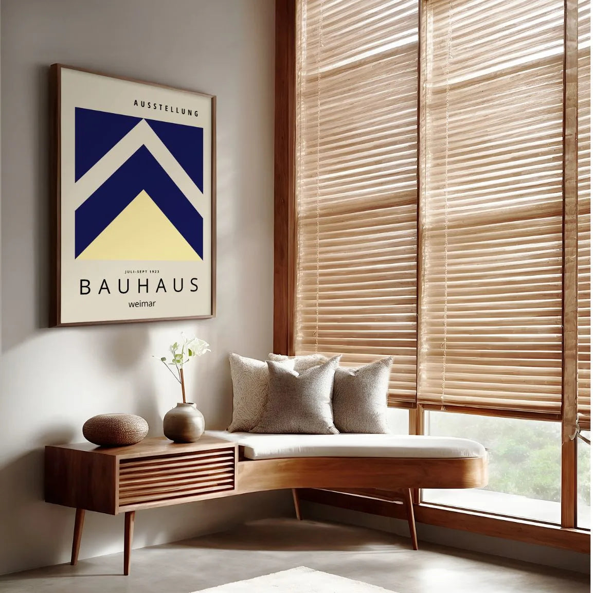 Bauhaus Weimar Geometric Arrows Poster