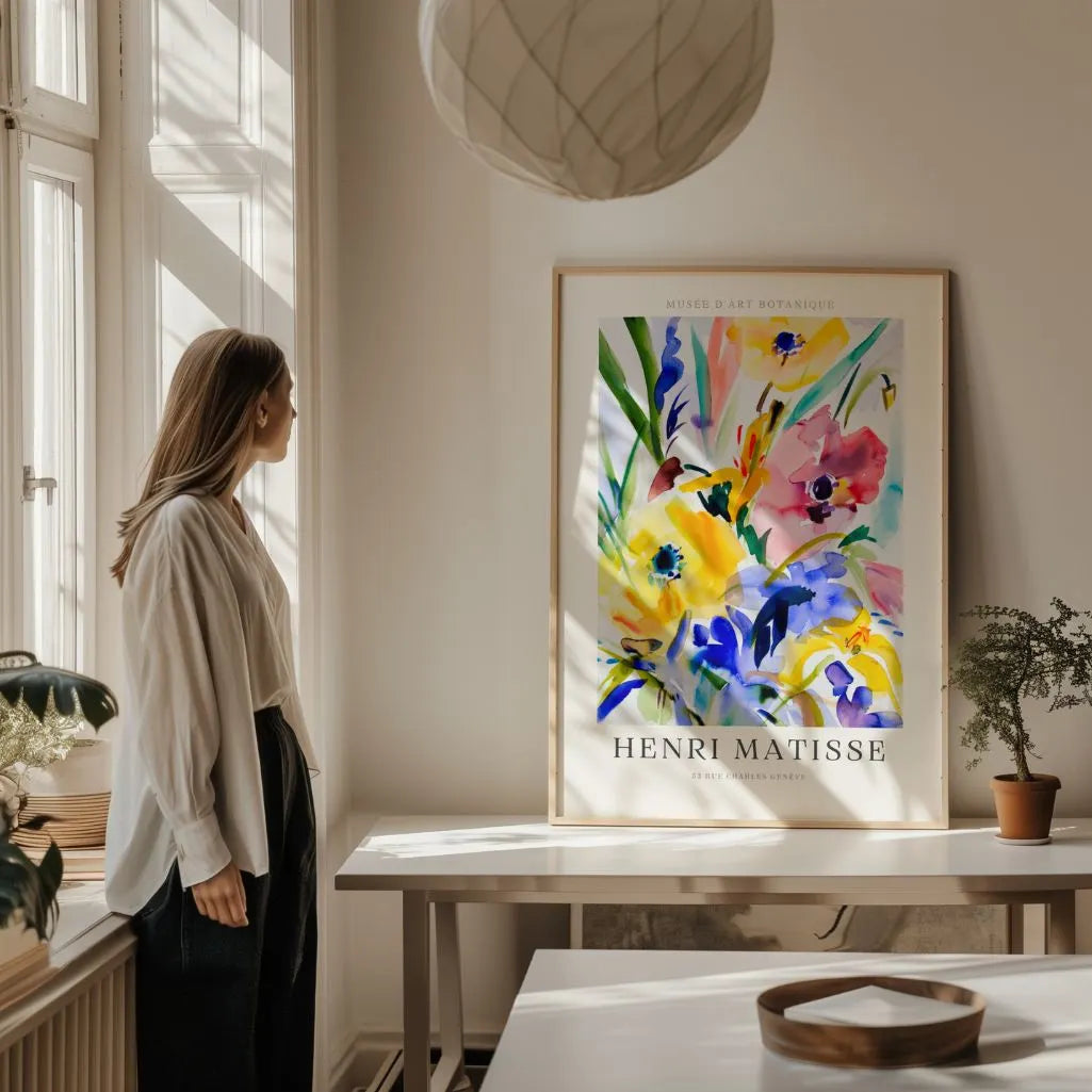 Matisse Flowers in Light Poster