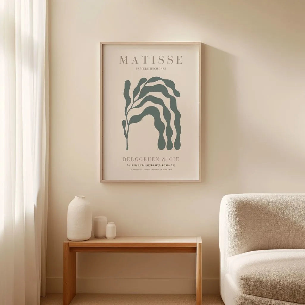 Henri Matisse Feuille Verte Affiche