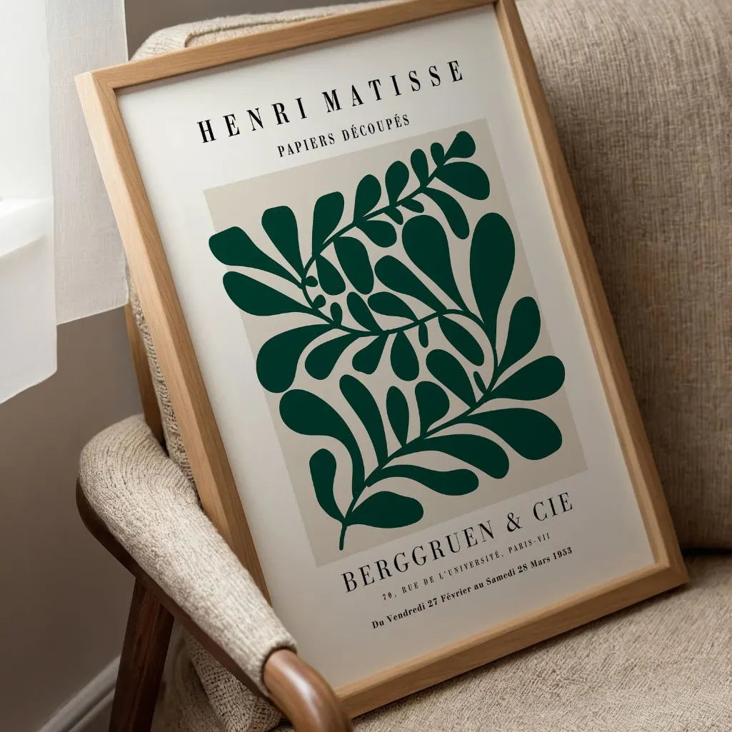 Henri Matisse Ritmo Natura Verde Poster