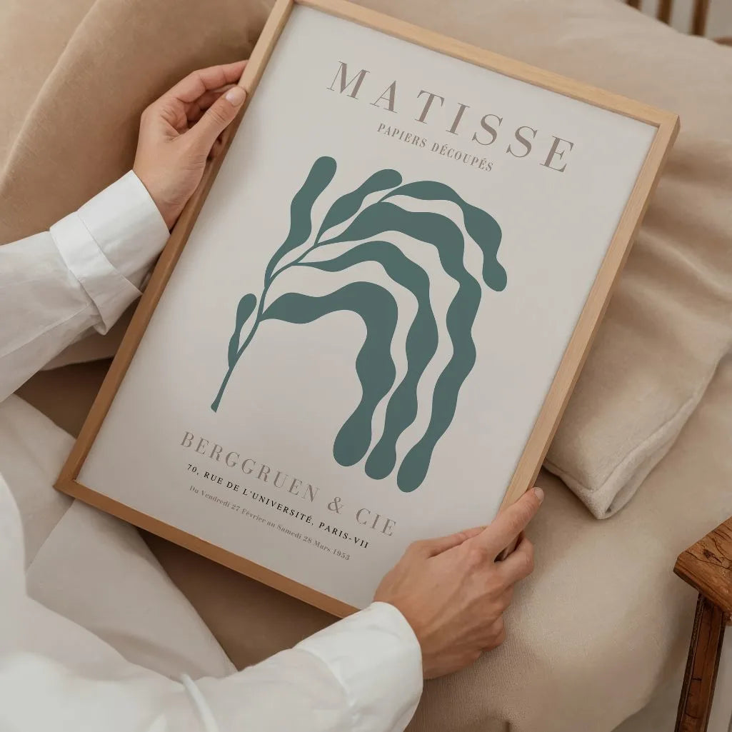 Henri Matisse Feuille Verte Affiche