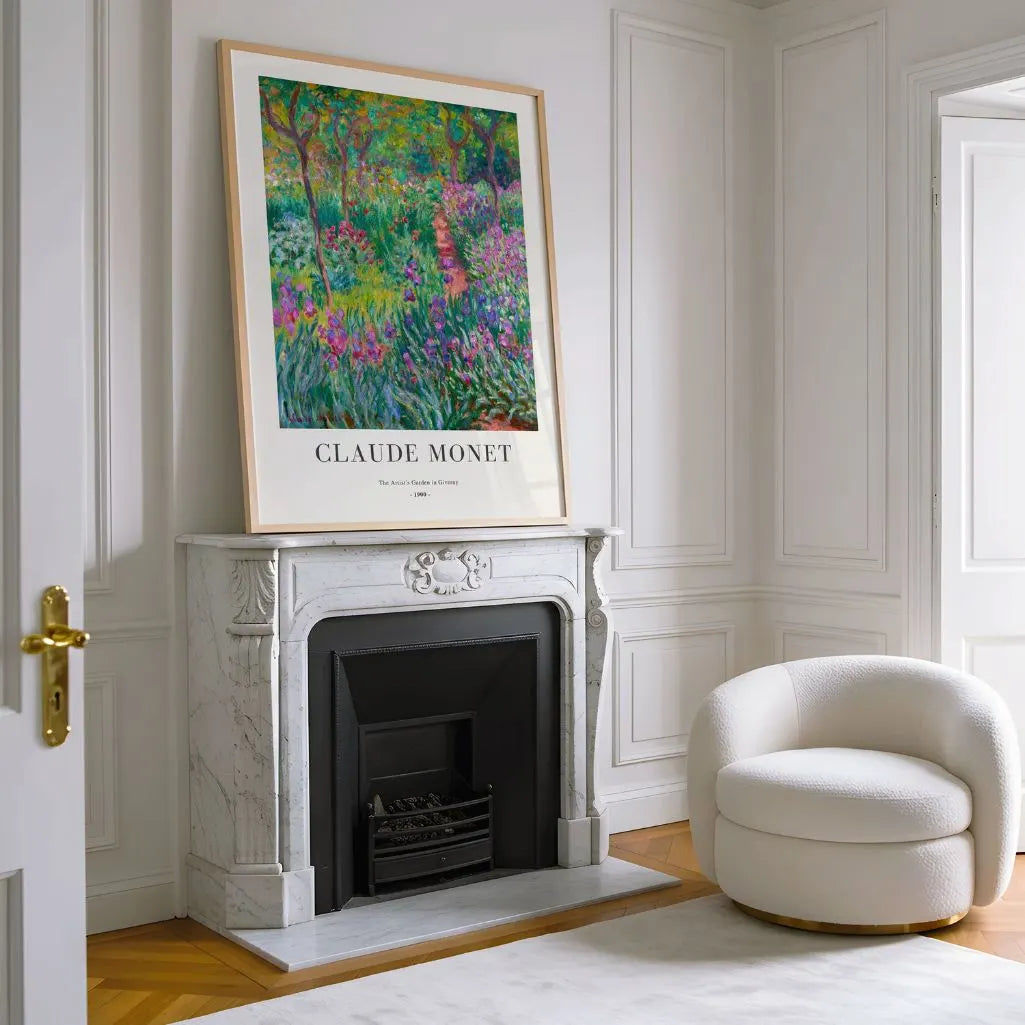 Claude Monet – Der Garten des Künstlers in Giverny Poster