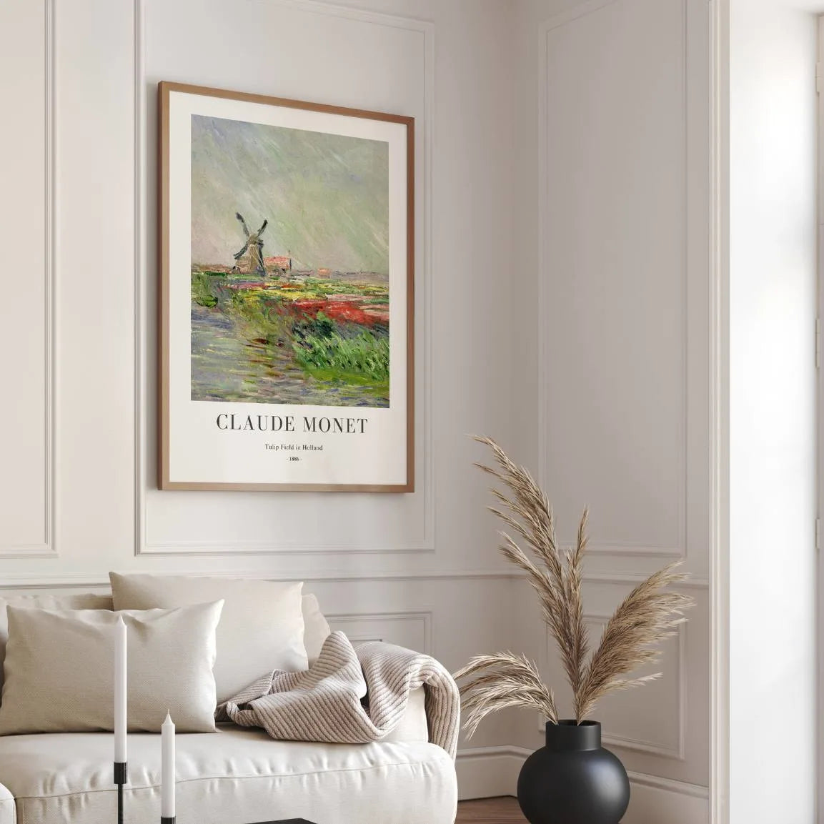 Monet Poster Tulpen