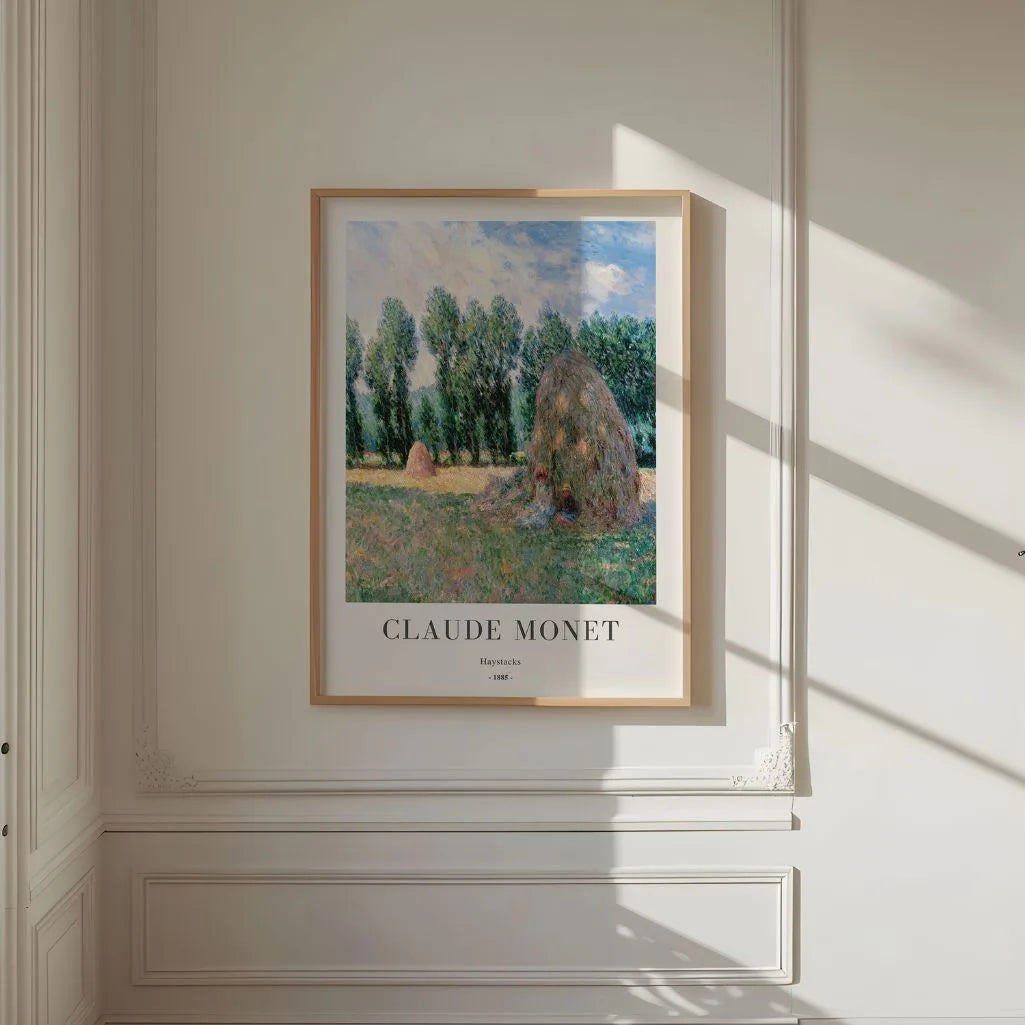 Claude Monet – Meules Affiche