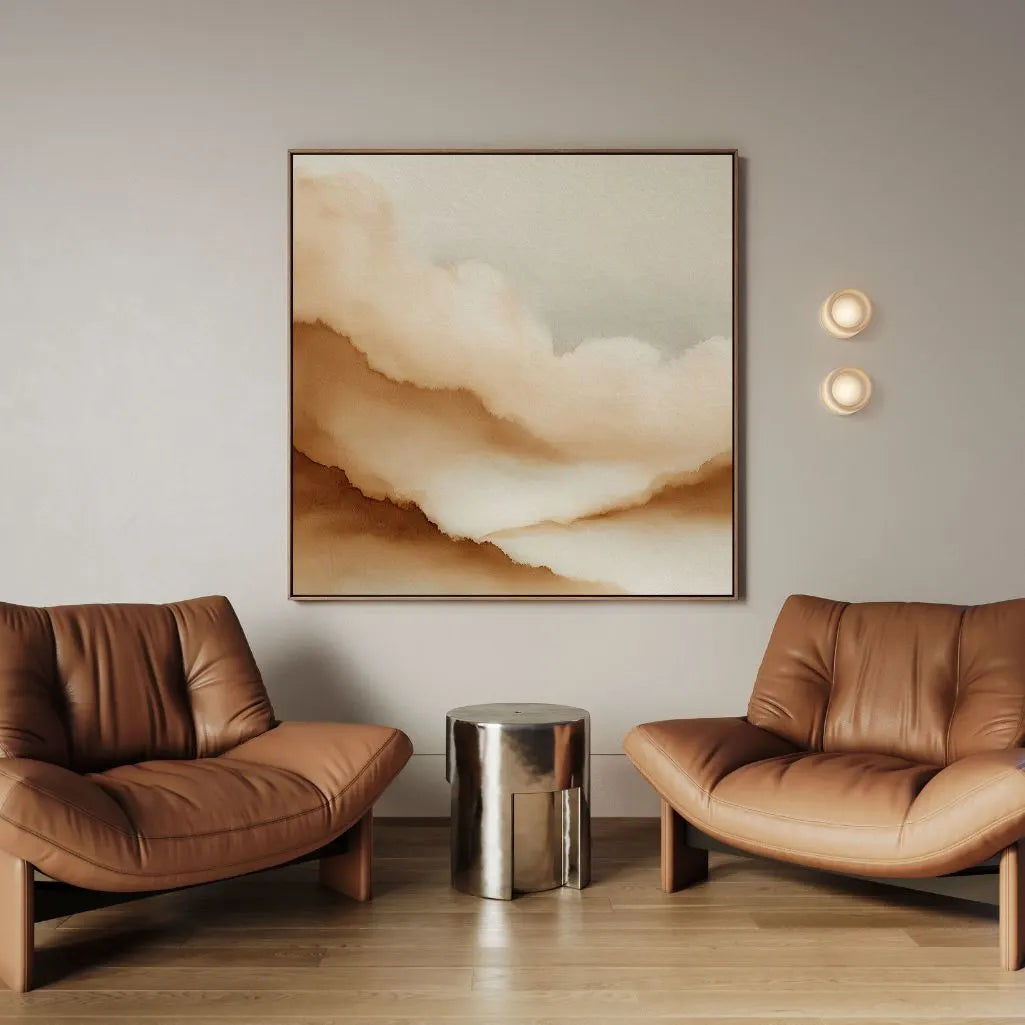 Toile encadrée – Brume de sable