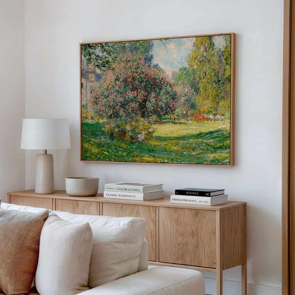 Toile encadrée - Le Parc Monceau