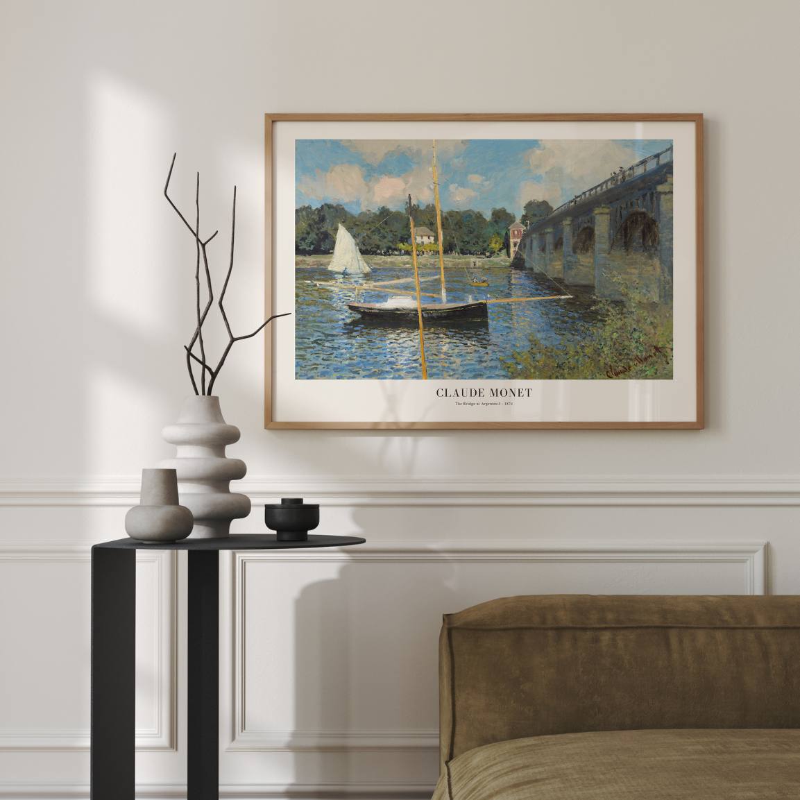 Affiche Claude Monet – Le Pont à Argenteuil