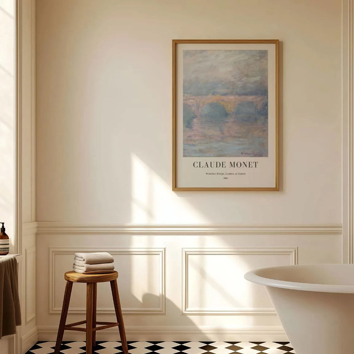 Monet Poster Tramonto