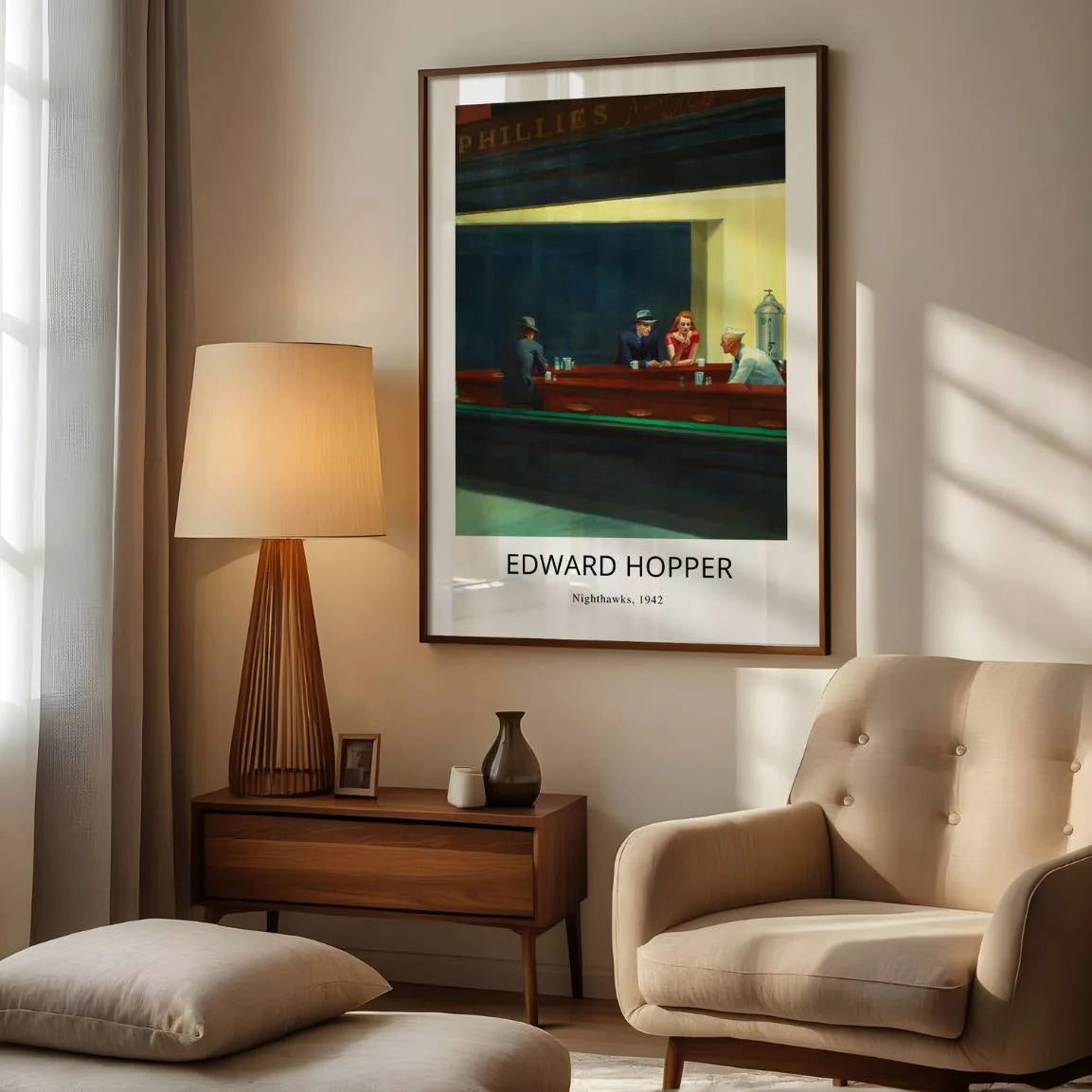 Edward Hopper Nighthawks 1942 Poster